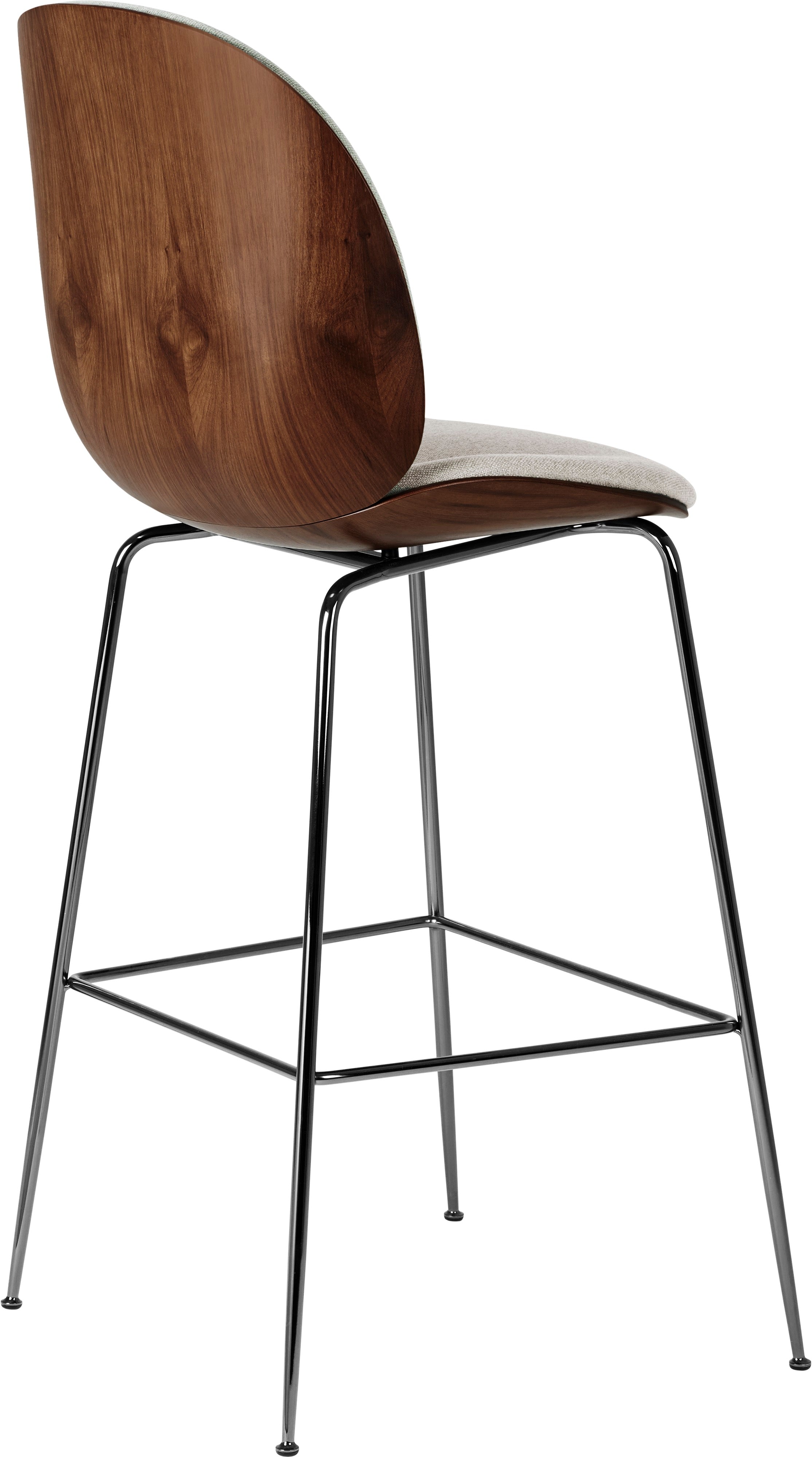 Beetle Bar Chair 3D Veneer - Front Upholstered