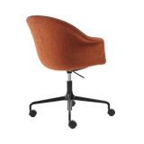 Scaun de birou Bat, Complet Tapitat- Inaltime reglabila - Baza 4 Star cu roti