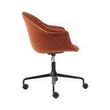 Scaun de birou Bat, Complet Tapitat- Inaltime reglabila - Baza 4 Star cu roti