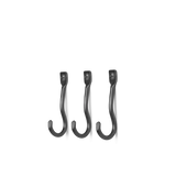 Cuier Curvature - Set de 3 - Black Brass
