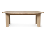 Bevel Table Extendable - White Oiled Beech