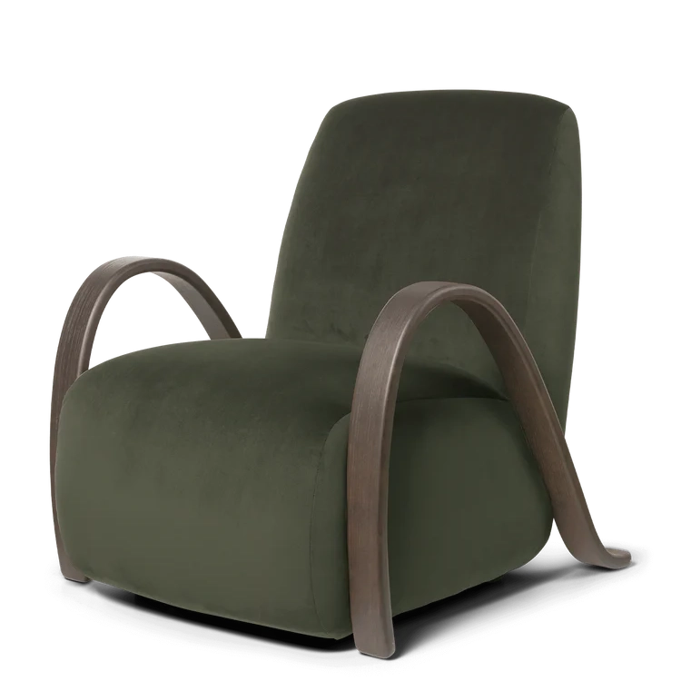 Buur Lounge Chair - Nordic Bouclé Off-white
