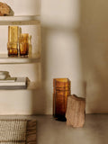 Muro Vase - H30 - Recycled Amber