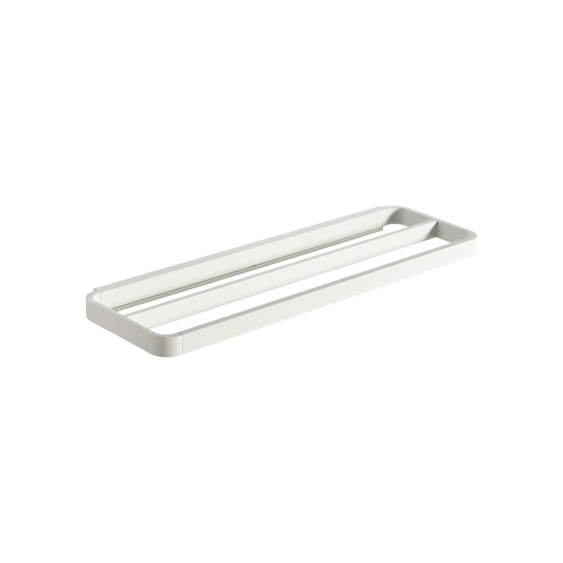 Rim Towel Rail Double - White