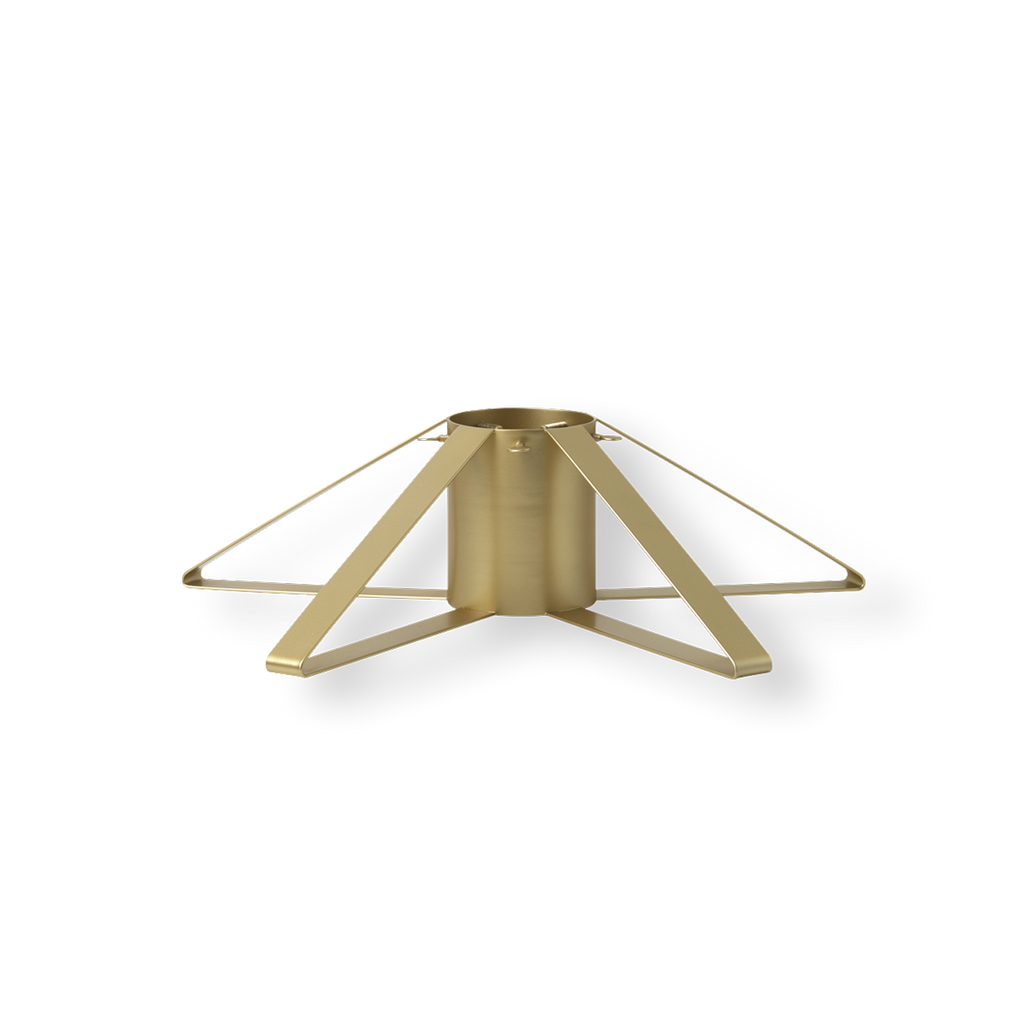 Christmas Tree Foot - Brass