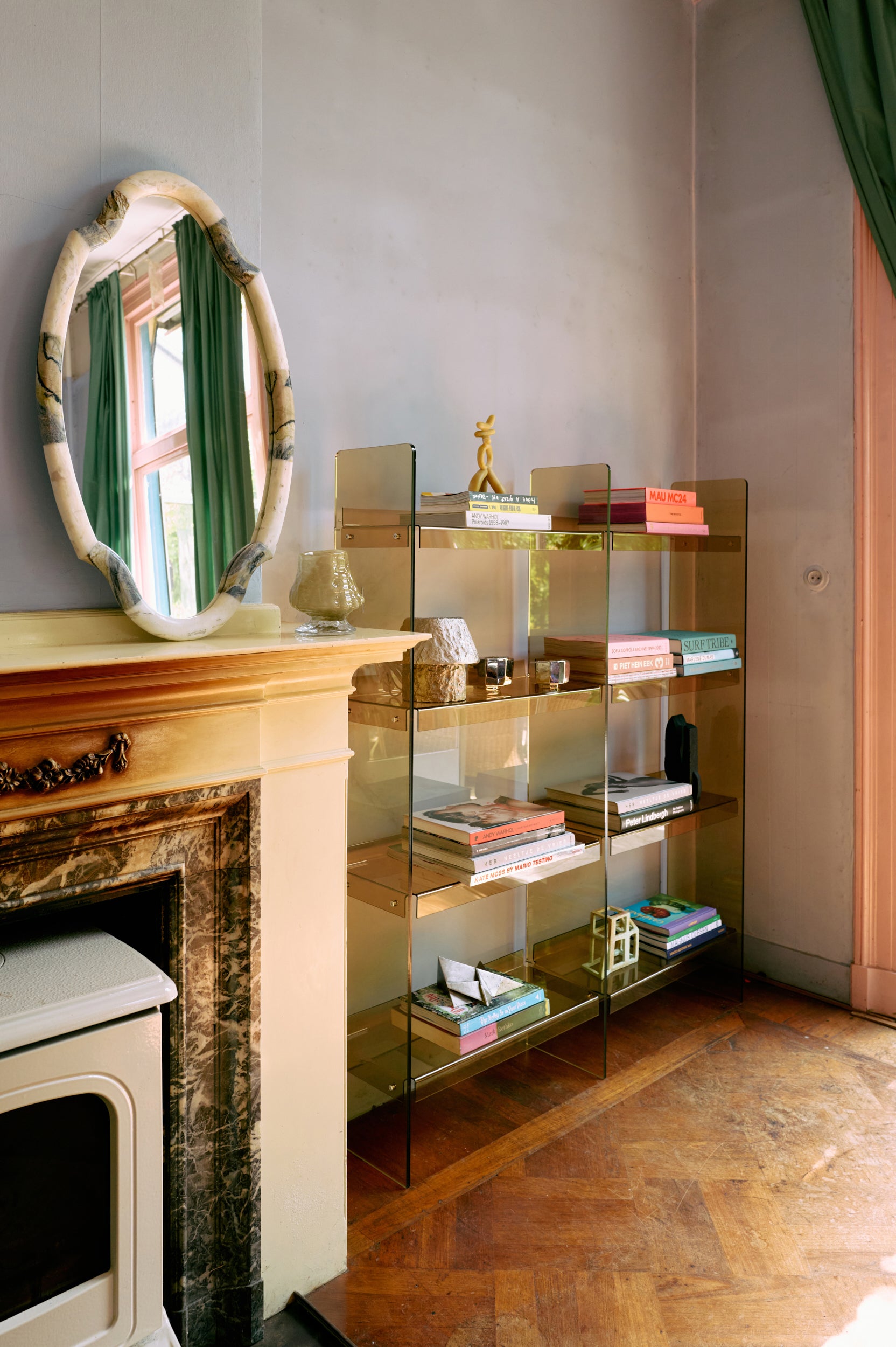 Acrylic Cabinet 160cm, Olive