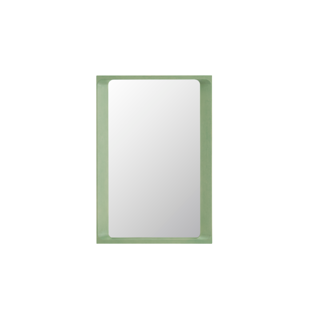 Oglindă Arced H80 - Light Green