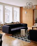 Quilton Lift 3 seater Water-based lacquered oak base - Full upholstery Olavi by HAY-01