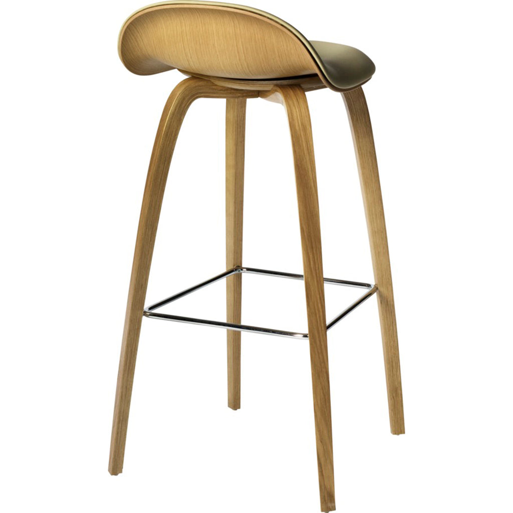 GUBI 3D Bar Stool Front Upholstered