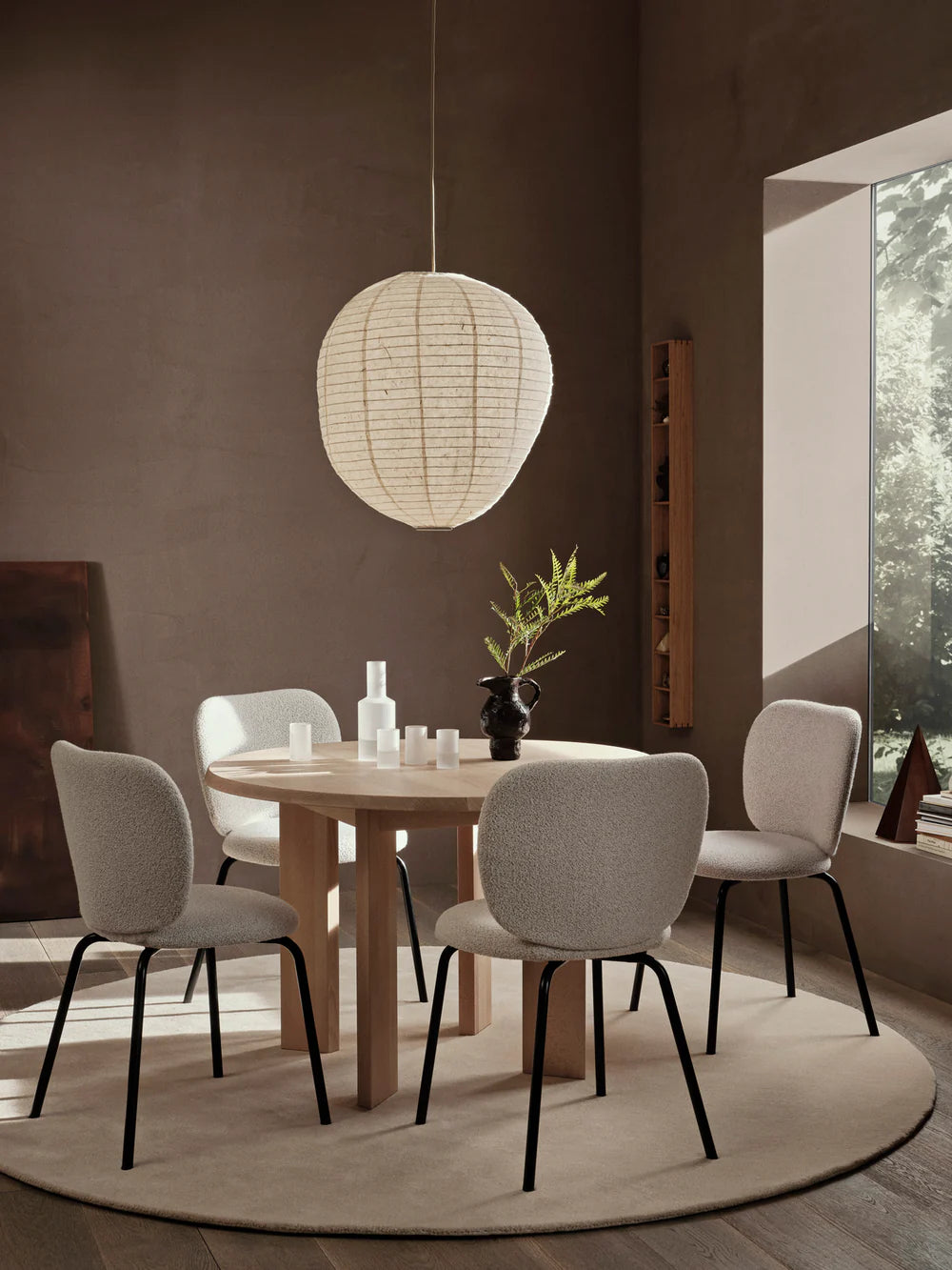 Stille Tufted Rug - Round - Off white