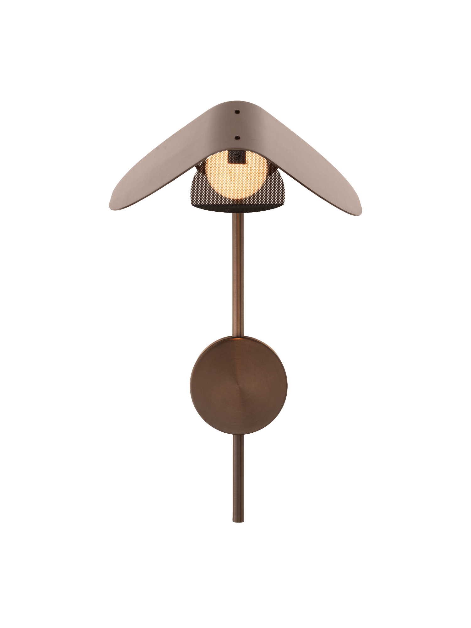 Wing Wall Lamp - Bronzed Aluminium