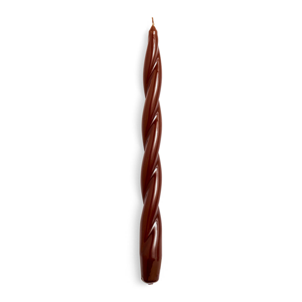 Lumânare Soft Twist Înaltă - Maro