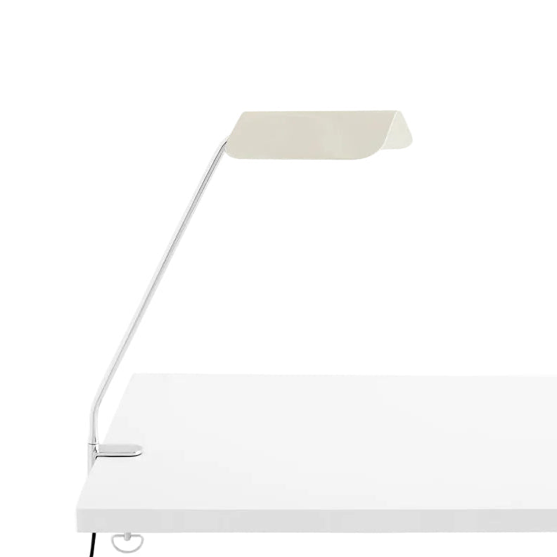 Apex Desk Clip Lamp - Oyster white