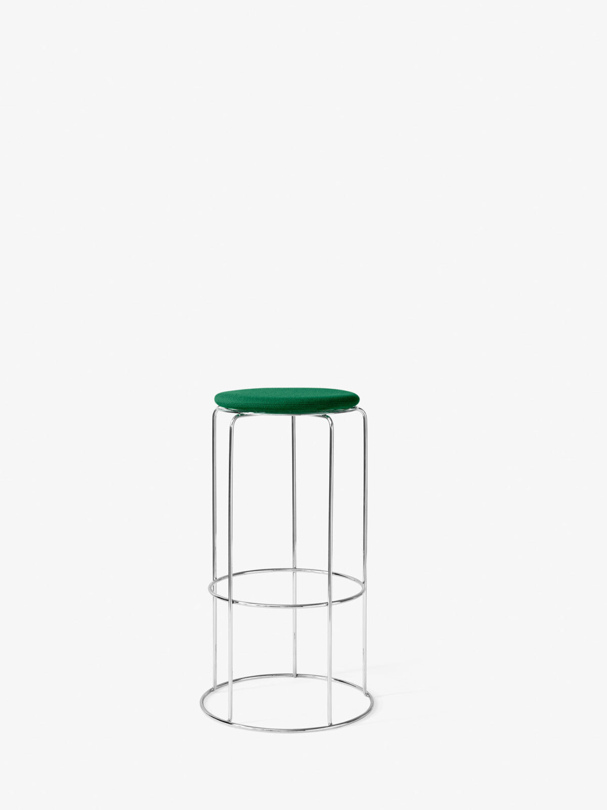 Scaun de bar Wire VP16 - Mirror Polished Steel