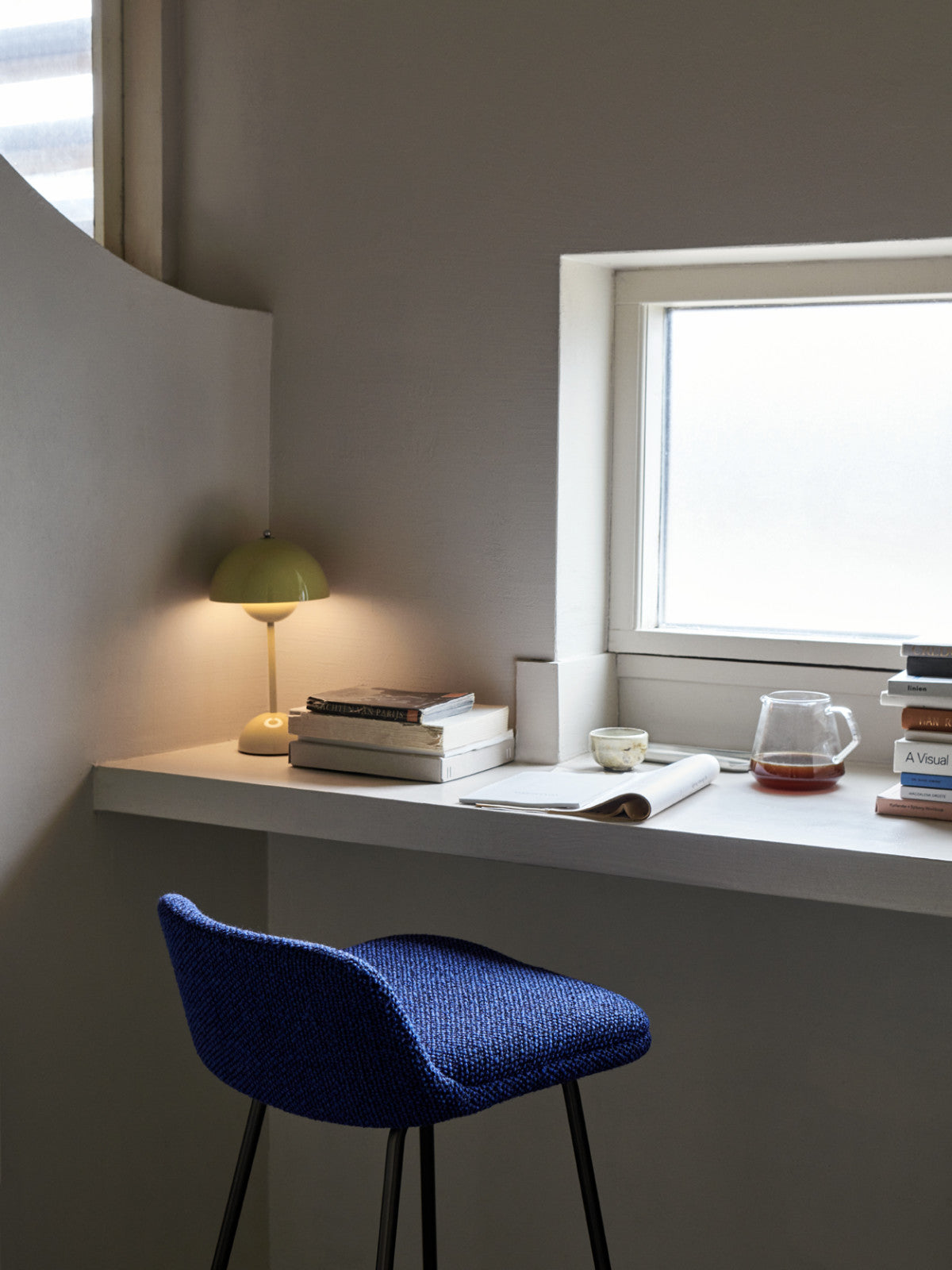 Rely Counter Stool HW84 - Fully Upholstered with Seat Pad