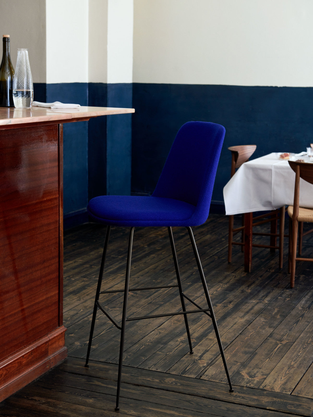 Rely Counter Stool HW94 - Fully Upholstered with Seat Pad