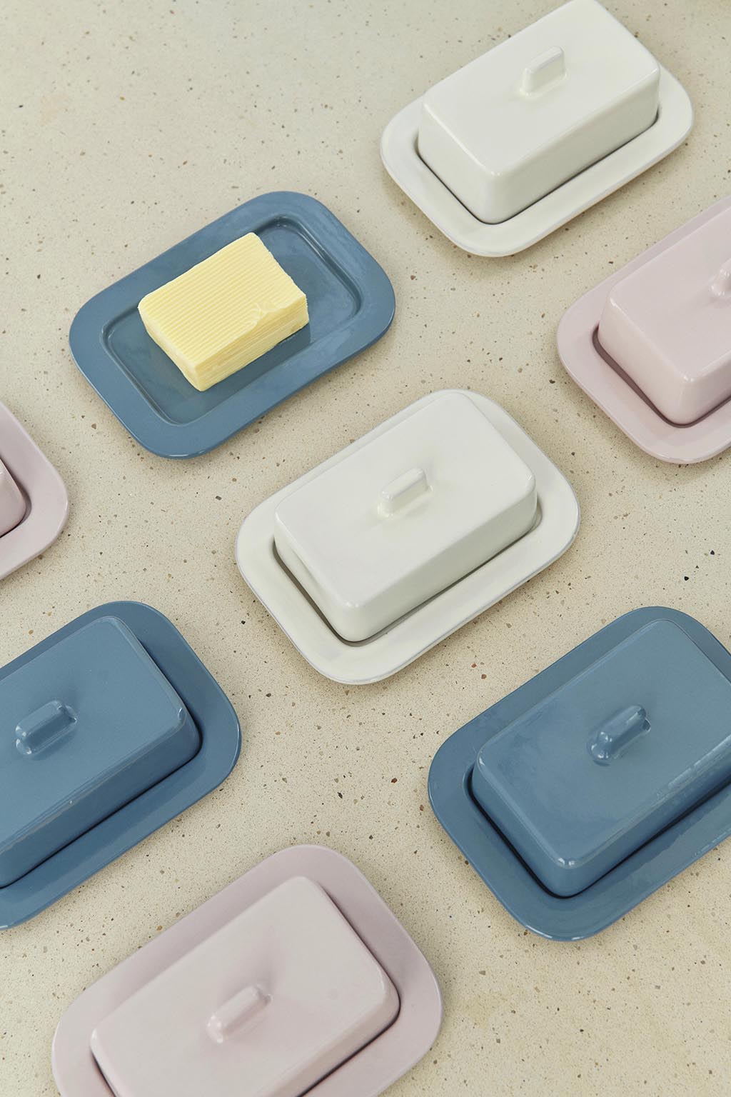 Barro Butter Dish - Pink