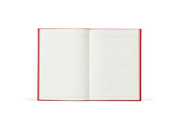Bea Notebook, Medium - Bright Red
