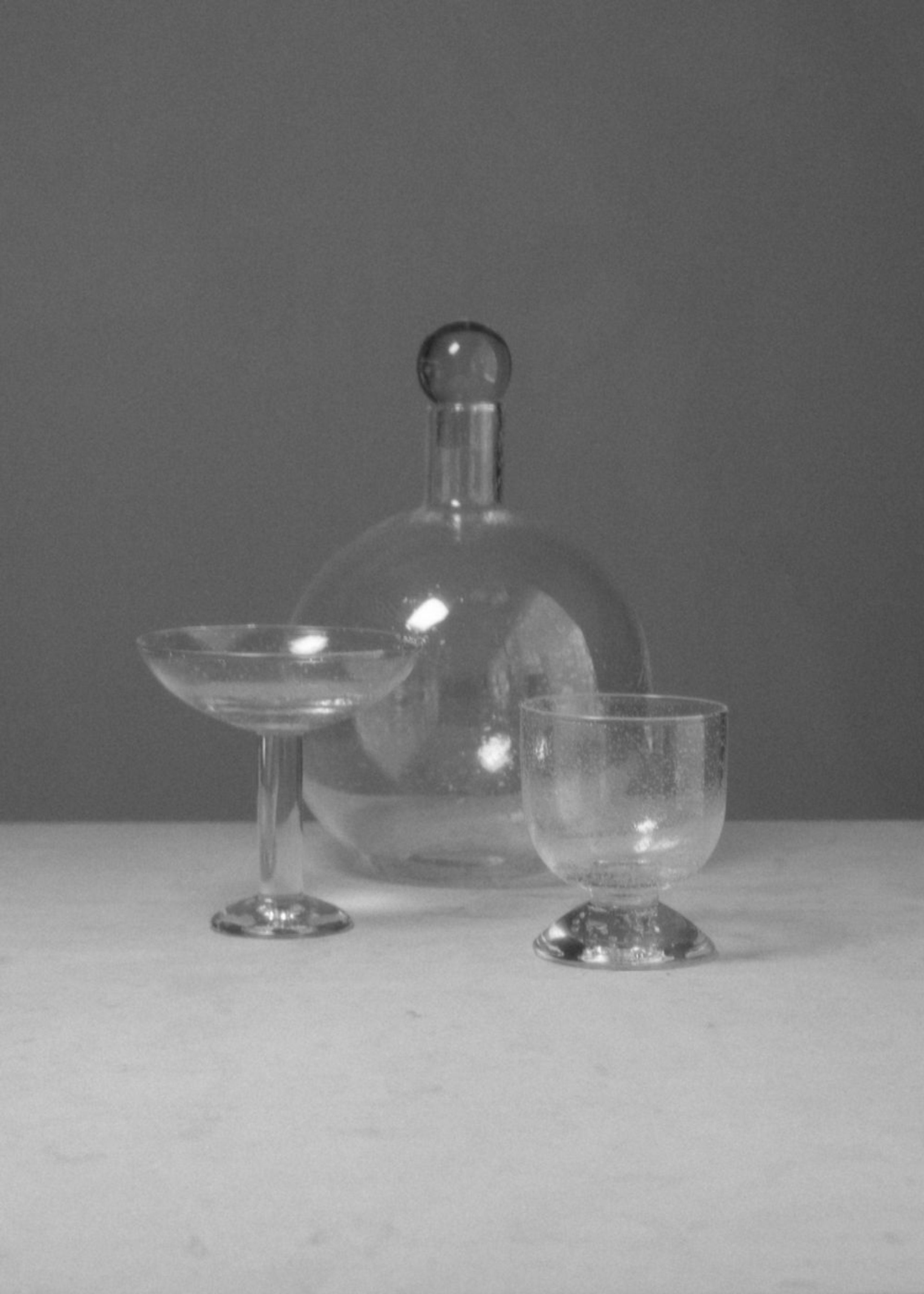 Bubble Glass, Champagne Coupe, plain top