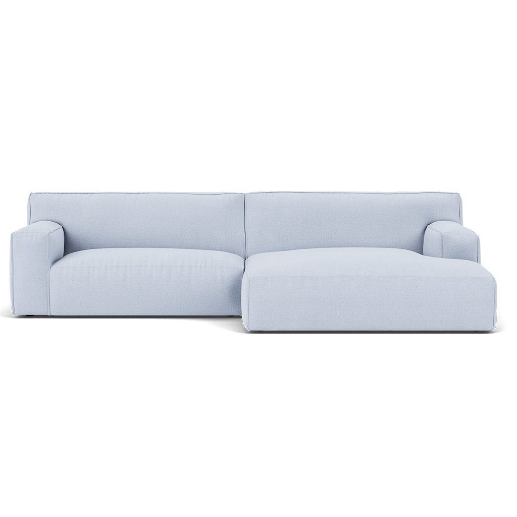 Clay Corner Sofa with Large Longchair - Right