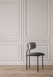 Coco Dining Chair Fully Upholstered - Black base