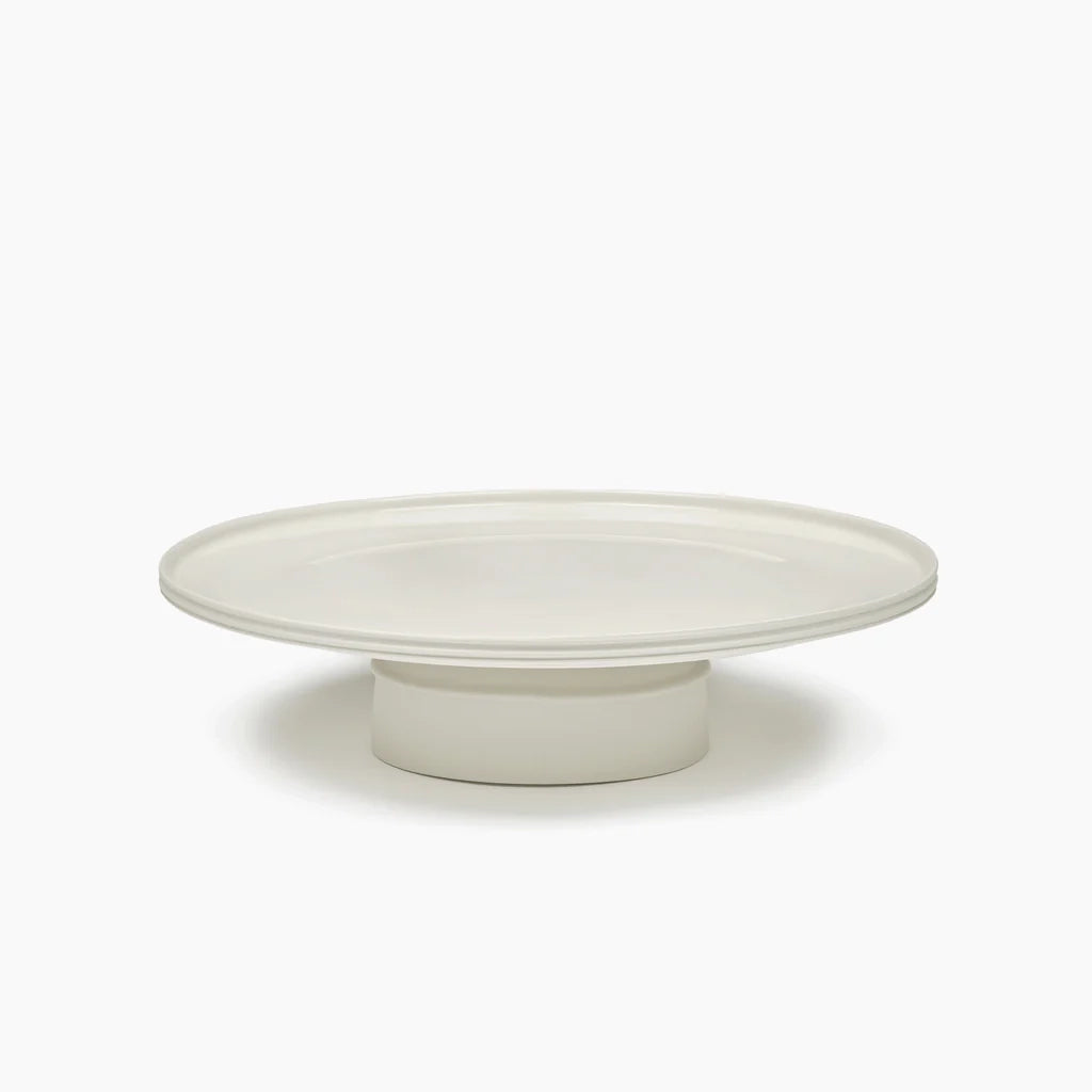Dune Cake Stand - Alabaster