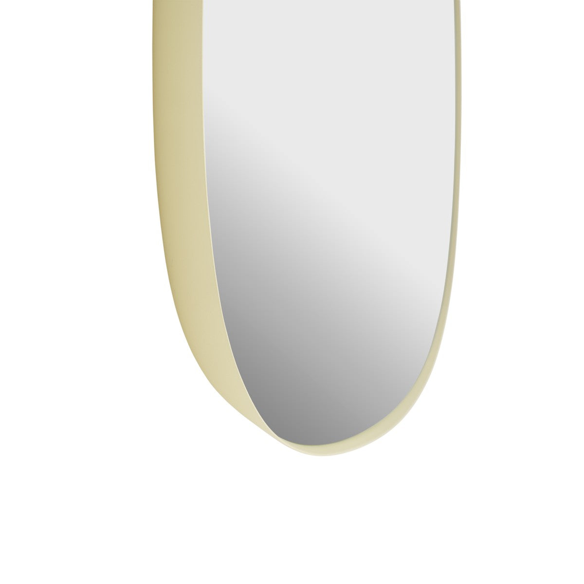Framed Mirror Small - Light Yellow/Clear