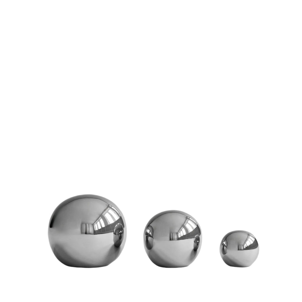 Gallery Balls, Set of 3 - Chrome