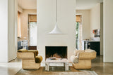 Semi Pendant - White Semi Matt