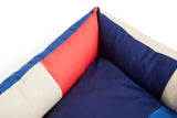 Pat pentru caini HAY- Mediu - Red, Blue