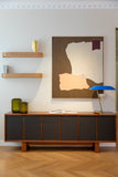 Abstract Painting Mustard/Nude