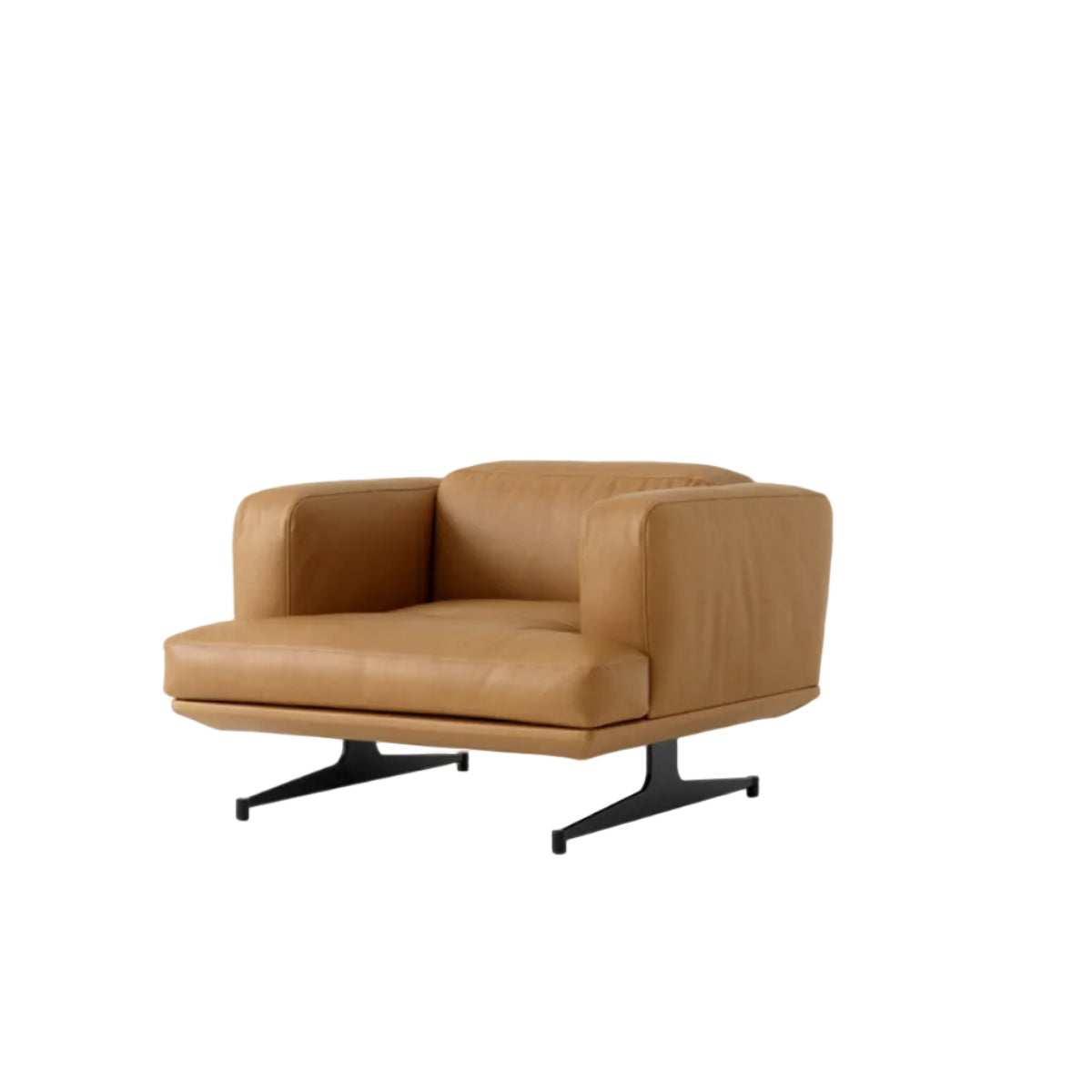 Inland AV21 Lounge Chair - Black legs