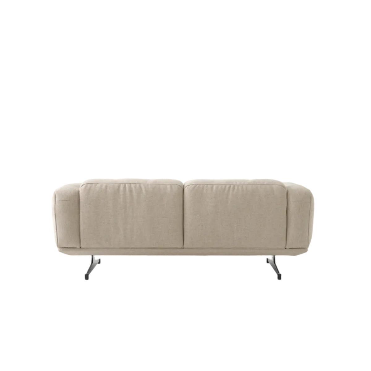 Inland AV22 Sofa - 2 seater - Chrome legs