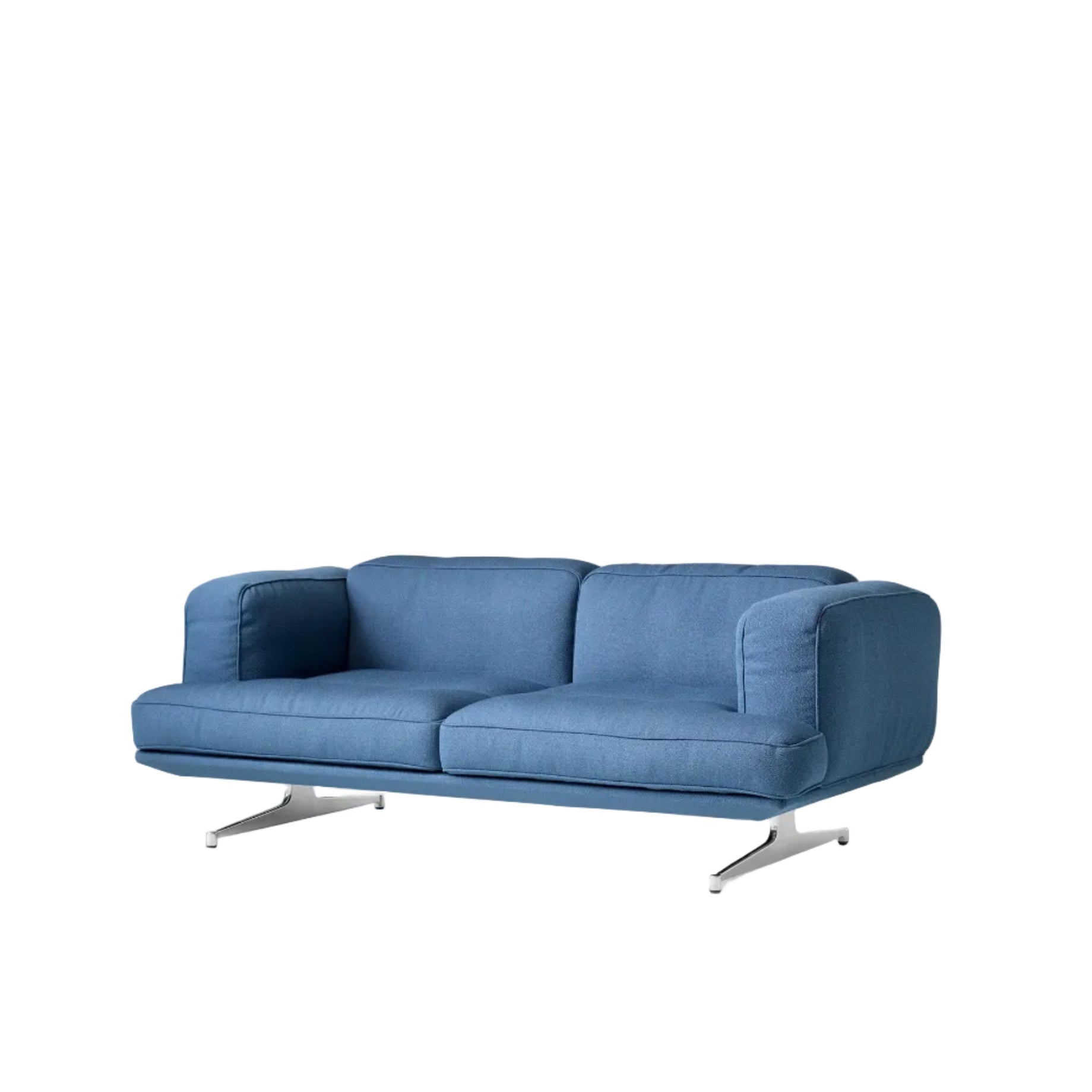 Inland AV22 Sofa - 2 seater - Chrome legs
