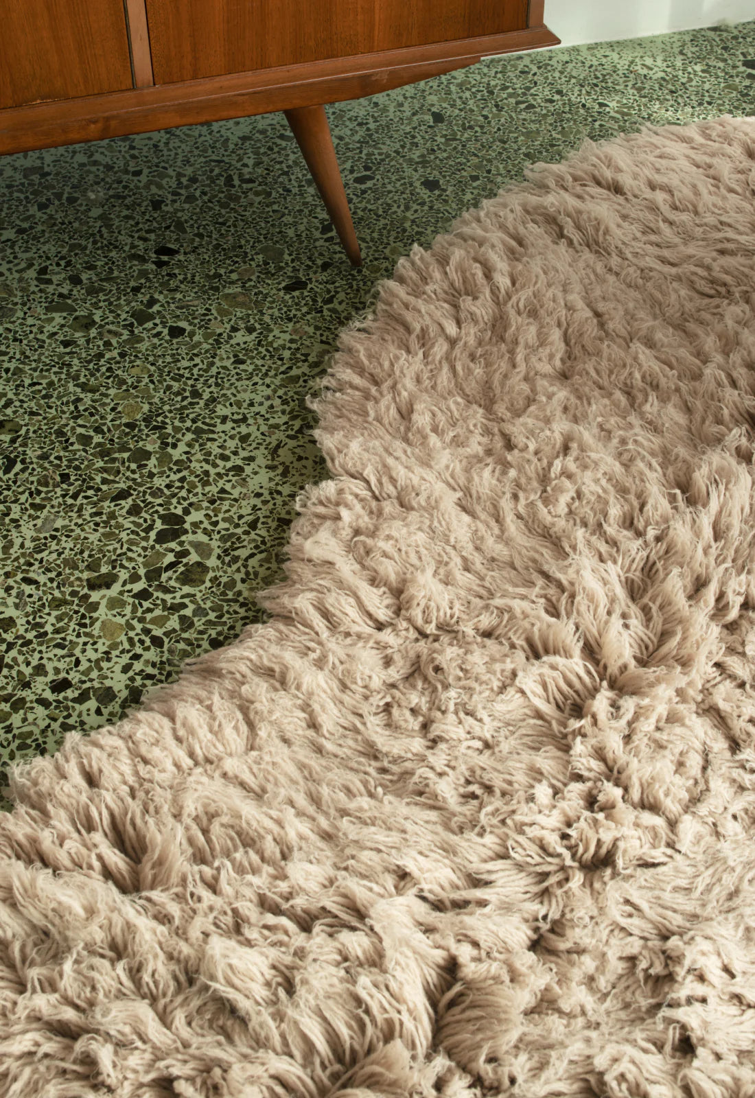 Residue Shaggy Wool Rug