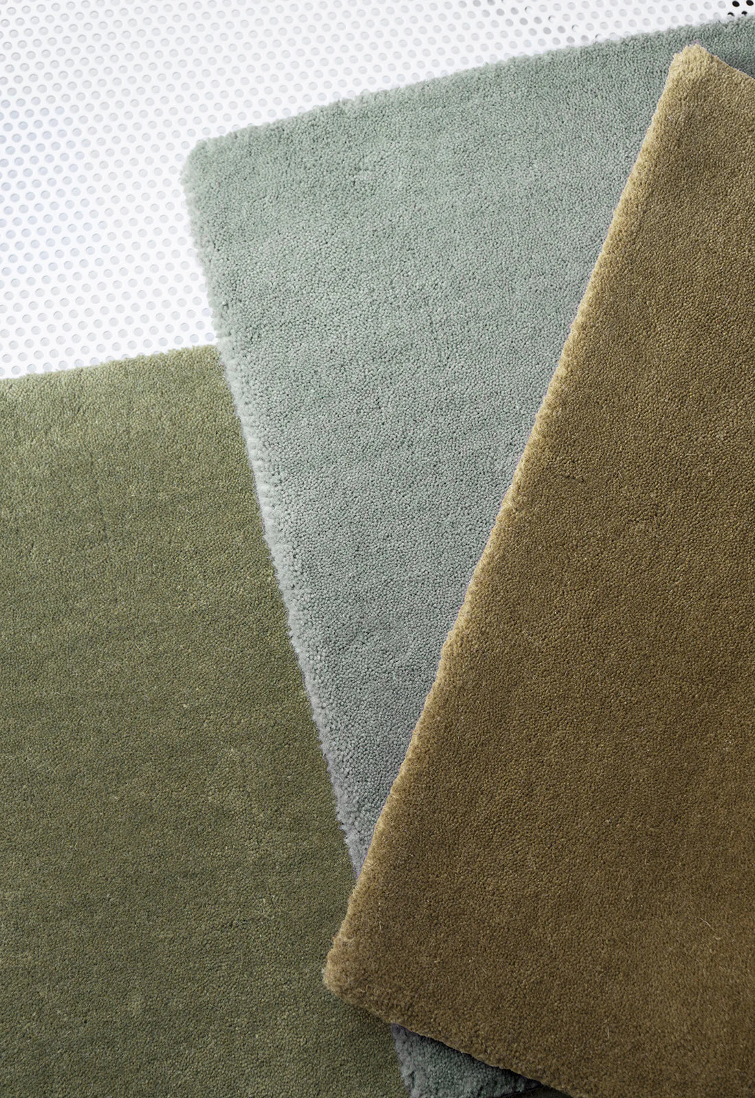 Solid Wool Rug - Green Umber