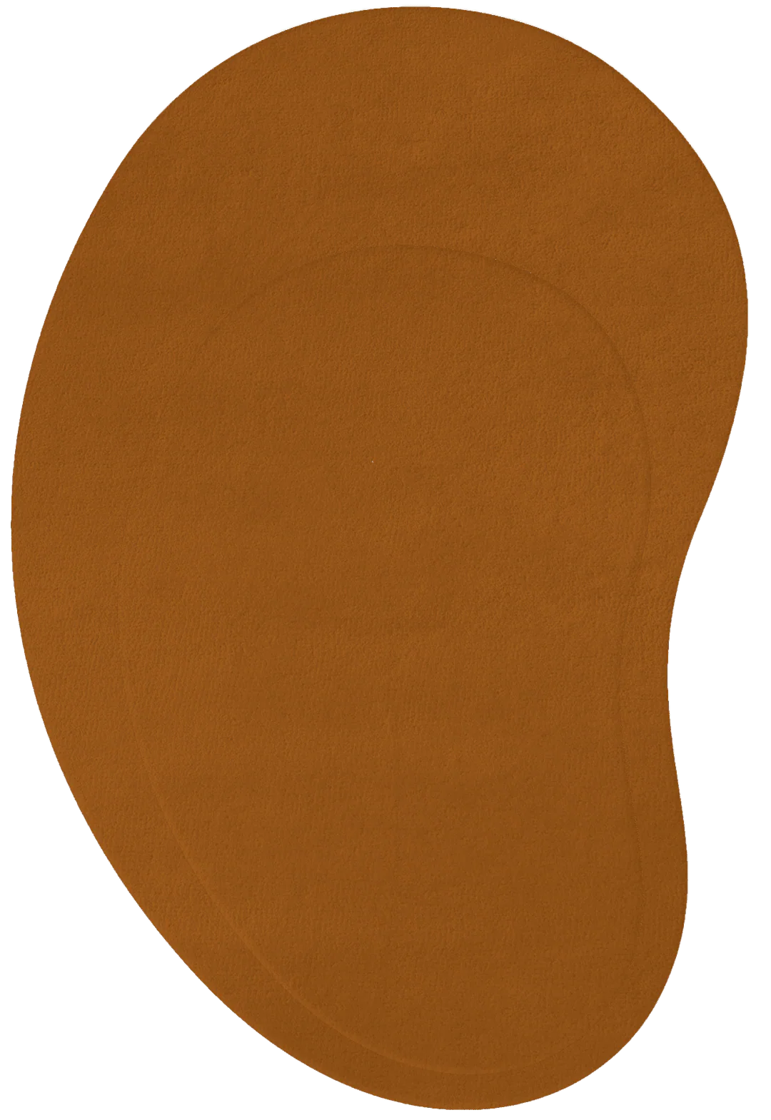 Residue Wool Rug - Dark Ochre