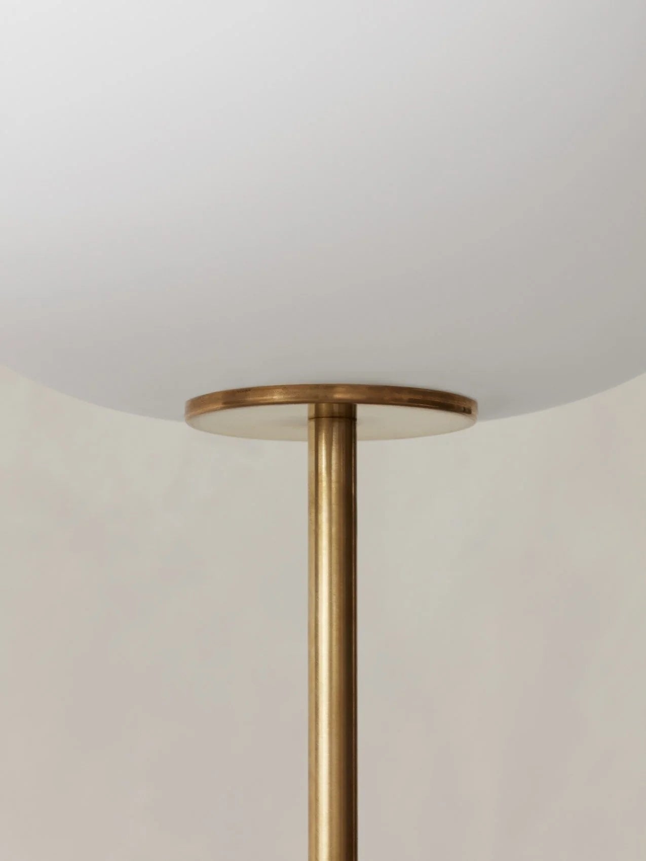 JWDA Floor Lamp - Travertine | Brushed Brass