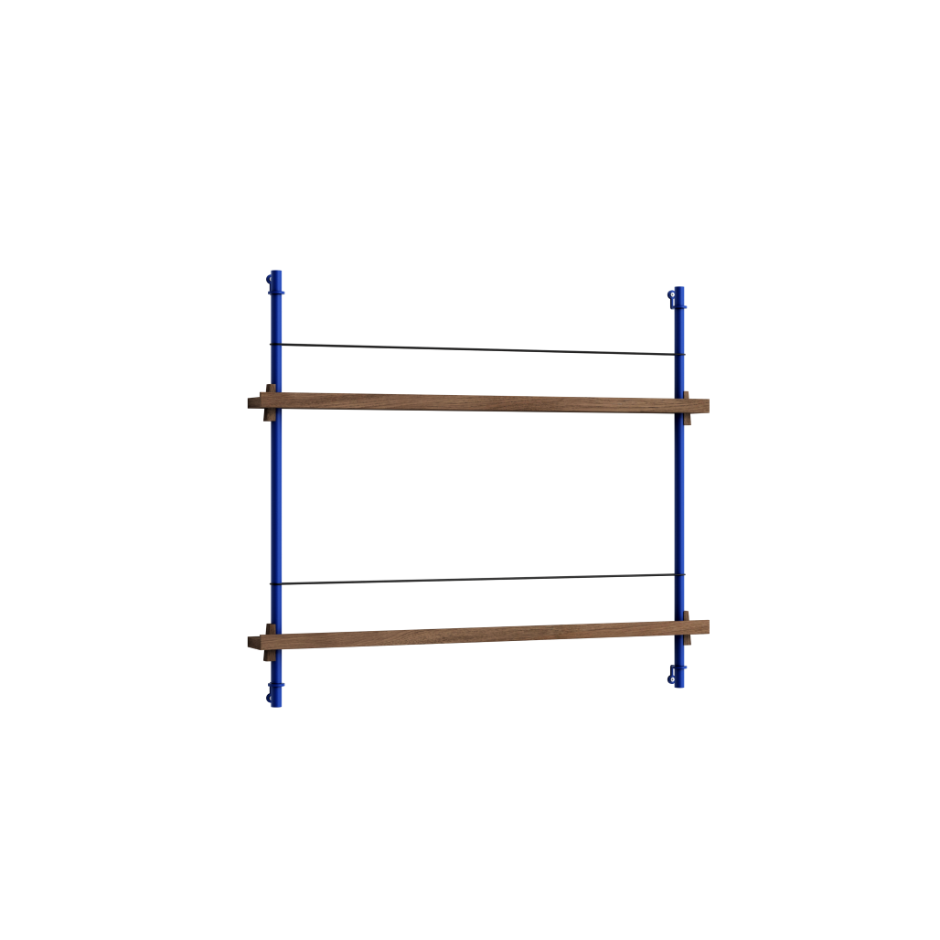 Magazine Shelving – Smoked-Oak/Deep-Blue- MS.65.1