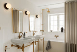 Wall / Ceiling Lamp Liila 1 - Black - Opal White