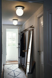 Wall / Ceiling Lamp Liila 1 - Light Silver - Opal White