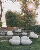 Pacha Outdoor Lounge Chair with armrest - Fully Upholstered, Swivel