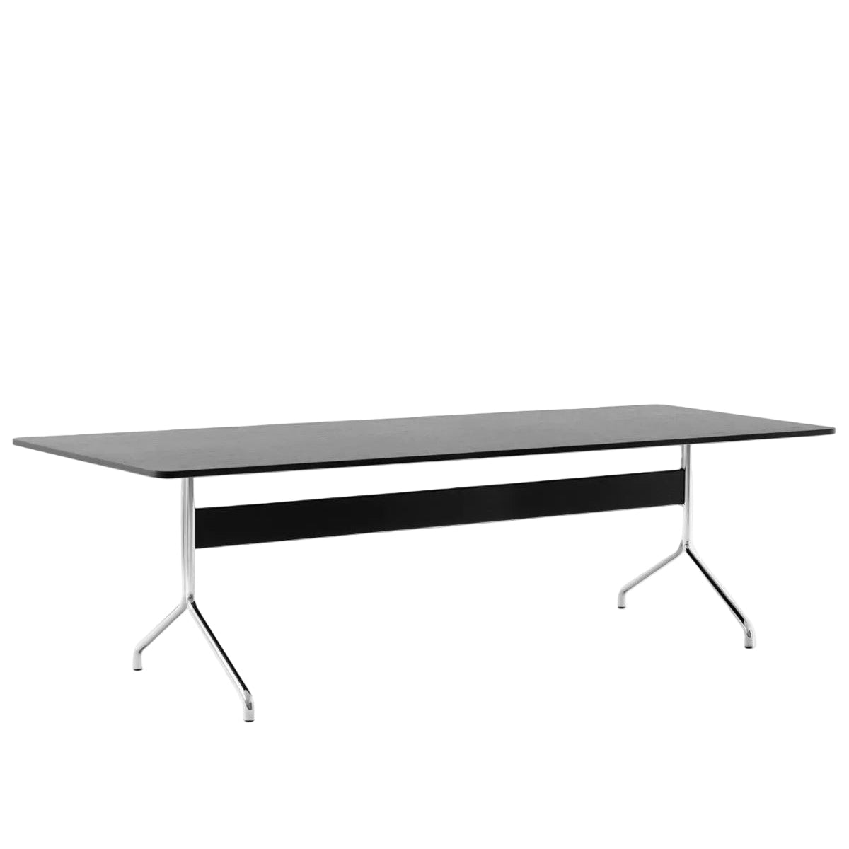 Pavilion Dining Table AV24 - Black Lacquered Oak