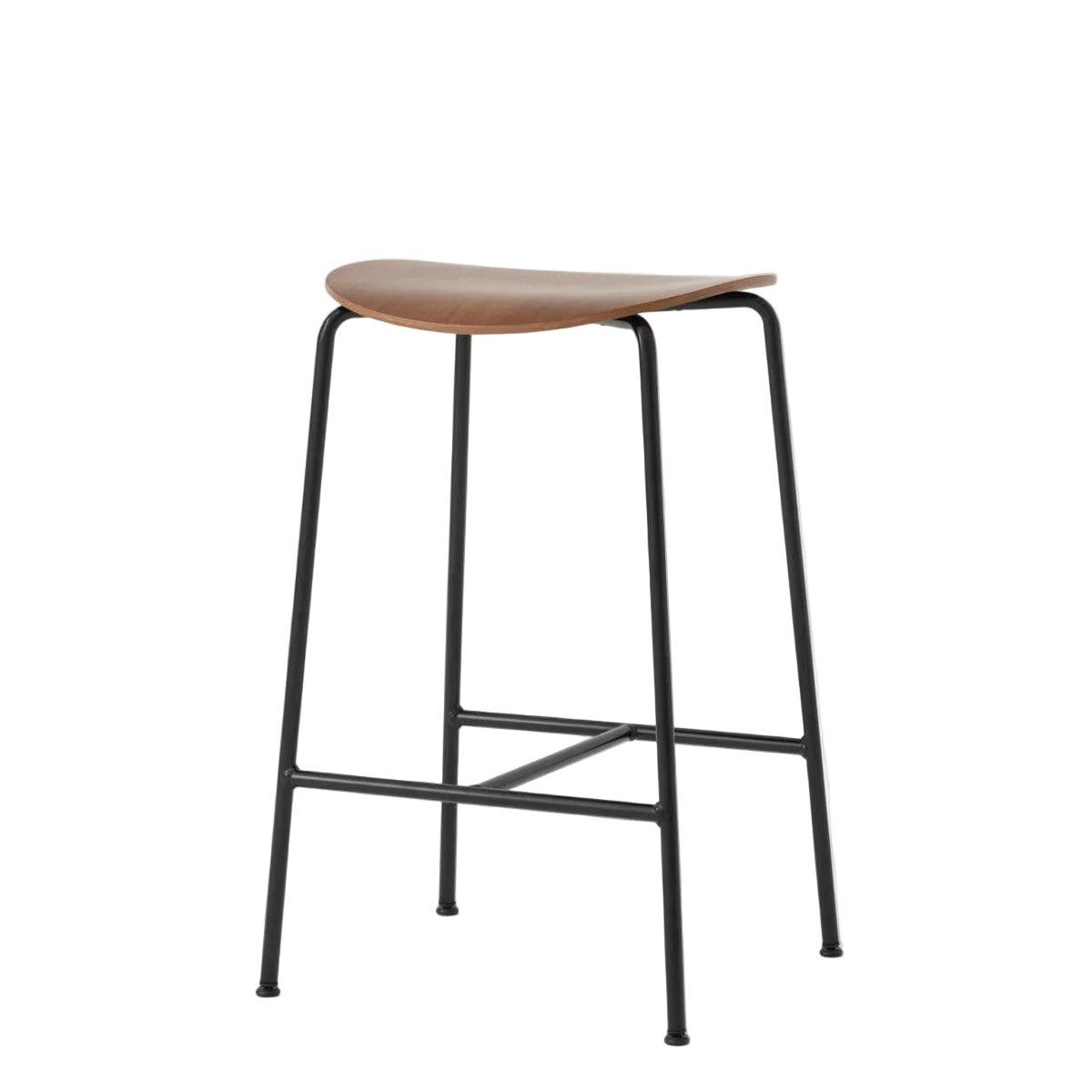 Pavilion AV37 Stool - Lacquered Walnut
