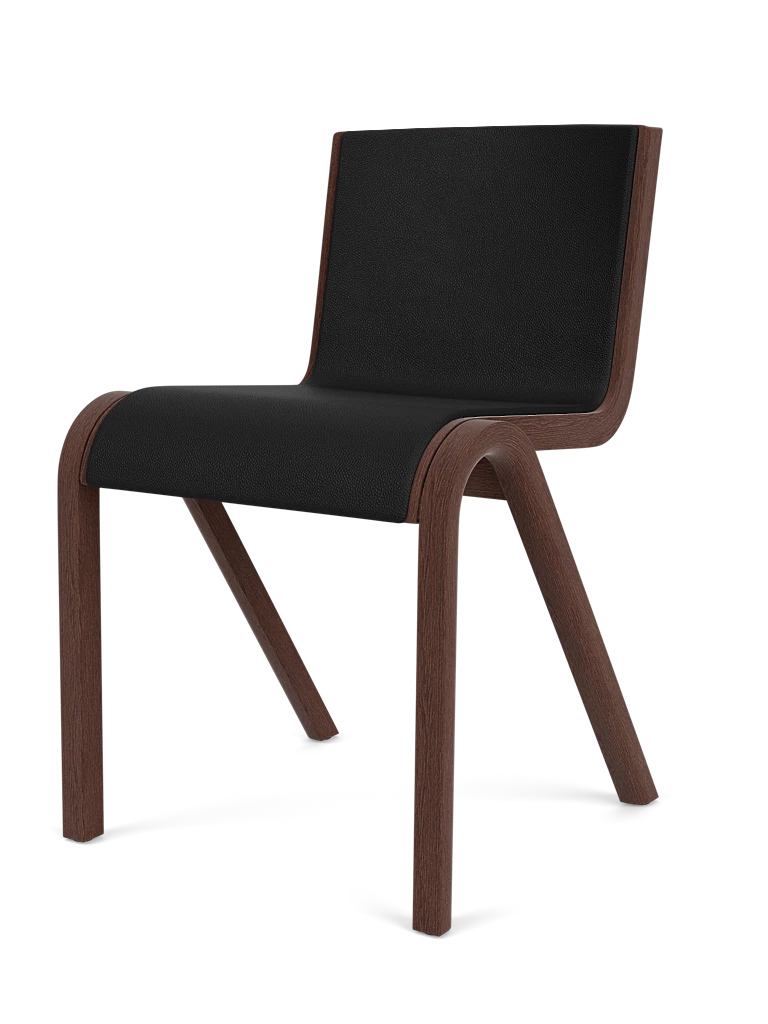Ready Dining Chair - Red Stained Oak - Front Upholstered