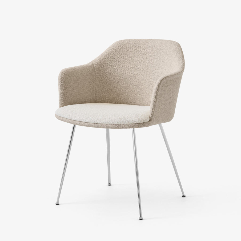 Rely Dining Chair HW37 - Fully Upholstered with Seat Pad - Mixed Upholstery