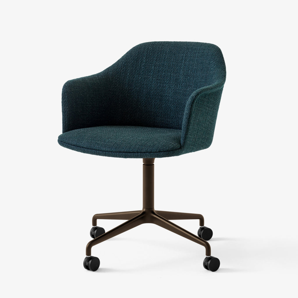 Rely Meeting Chair HW51 - 4-Star Swivel Base/Castors - Fully Upholstered with Seat Pad