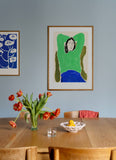 Rosie McGuinness, Sitting in Green and Blue