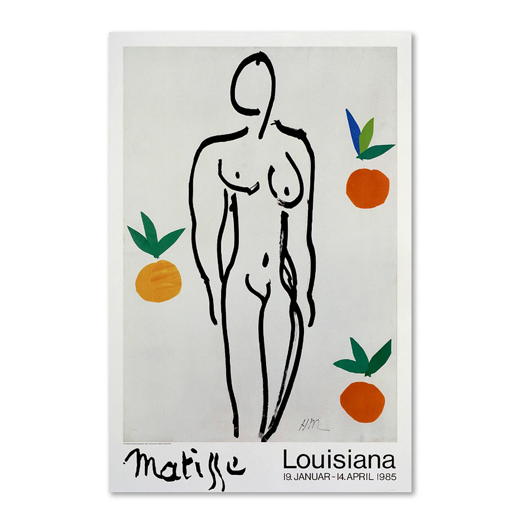 Henri Matisse - Model and Oranges (1953)