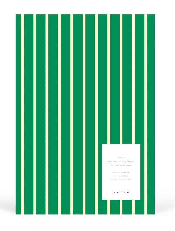 Vita Notebook - Large, Green & Yellow